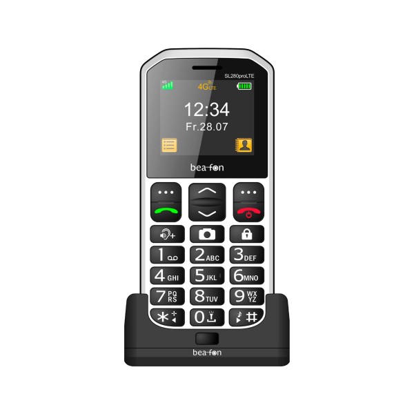 Beafon sl280pro lte (4g) blanco y negro / móvil 2"